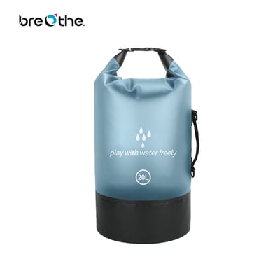 Breathe 水呼吸 透光拼接雙肩背防水袋 20L4