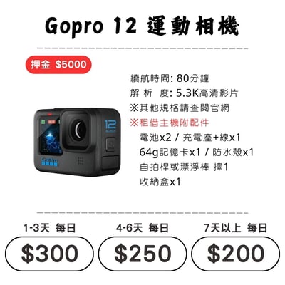 ☆租借-運動相機☆ GOPRO 121