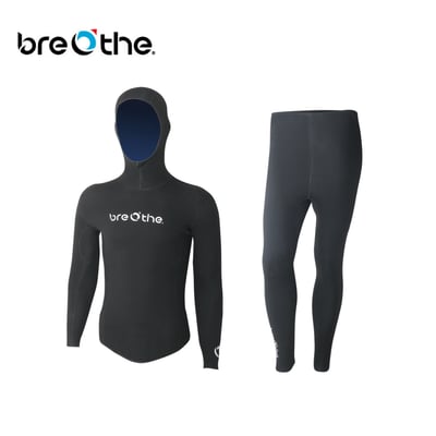 Breathe 水呼吸 3mm雙面穿 連帽超彈防寒衣 男款1