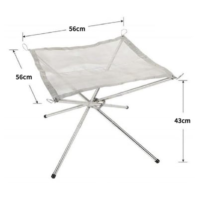 可收納輕量不鏽鋼焚火台6