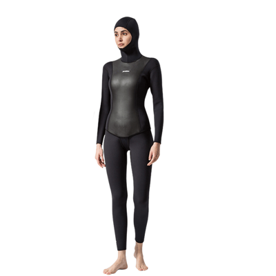 Problue 3mm 連帽超彈防寒衣 女款2