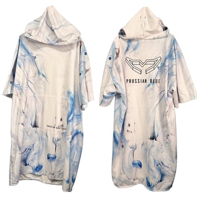 普魯士藍毛巾衣 融冰1