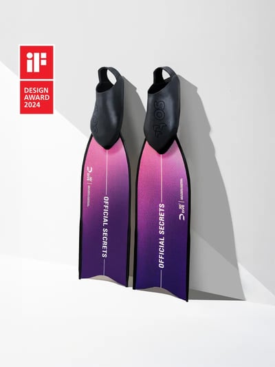 OS黑科技碳纖維蛙鞋 RAY 3D(光鍍款)8