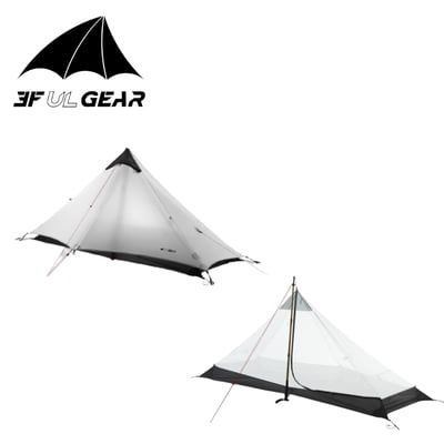 三峰出 3F 藍山1 Pro 新款20D無桿輕量單人帳 三/四季帳篷11