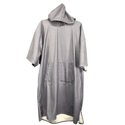 普魯士藍素色毛巾衣 水泥灰2