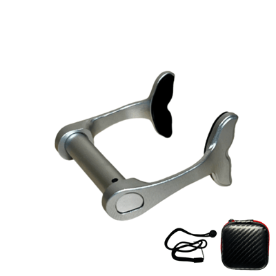 鋁合金魚尾自潛鼻夾 銀色5