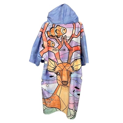 普魯士藍毛巾衣 珊瑚梅花鹿3