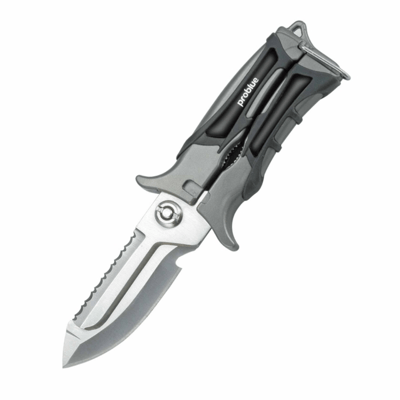 Problue 不銹鋼二合一剪刀式尖頭潛水刀3