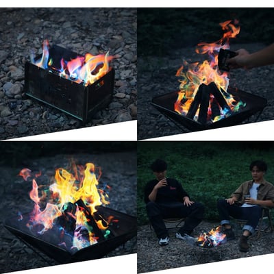 魔法火焰 變色火焰 彩色篝火 火焰粉5