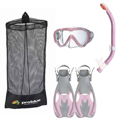 Problue 兒童/青少年 浮潛三寶 全乾式5