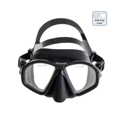 IST Hunter低容積防霧面鏡 黑色1