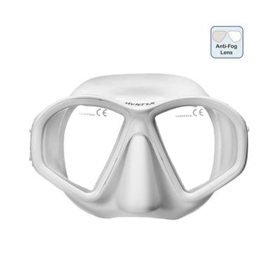 IST Hunter低容積防霧面鏡 白色1