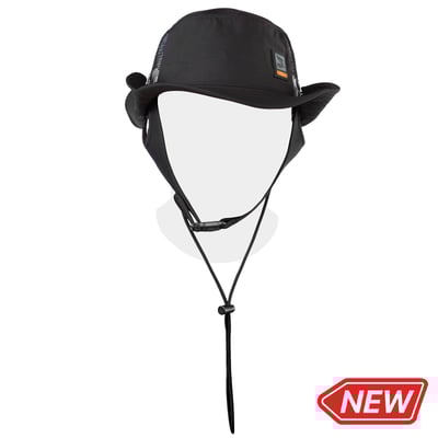 IST 多功能戶外遮陽帽 黑色迷彩3