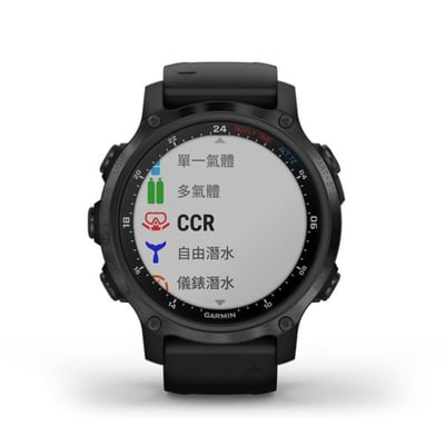 GARMIN Descent Mk2S  進階GPS潛水錶 石墨黑3