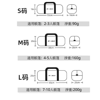 三峰出 3F 防水帳篷收納袋8