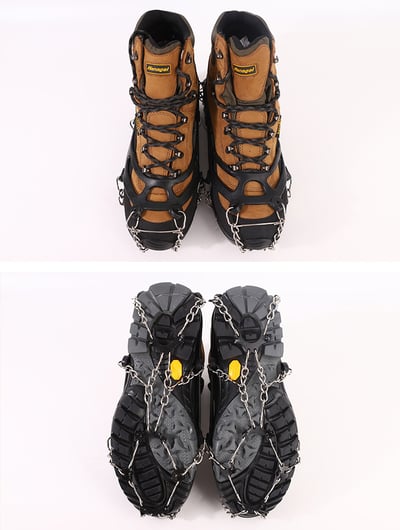 簡易冰爪 10齒 滑雪3