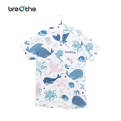 Breathe 水呼吸  兒童款毛巾衣(薄款)3