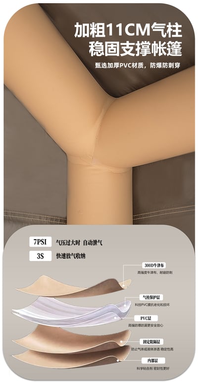 山之客 / Mountainhiker  /  山脊充氣帳 / 充氣式帳篷11