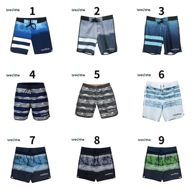 Breathe 水呼吸 彈性快乾沙灘褲 男款2