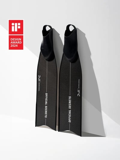 OS黑科技碳纖維蛙鞋 RAY 3D（霧面）1