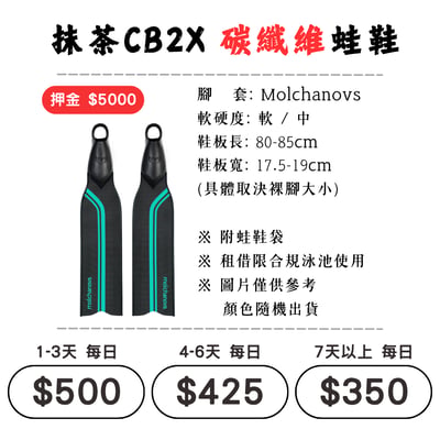 ☆租借-蛙鞋☆ 抹茶 CB2X 碳纖維 蛙鞋1