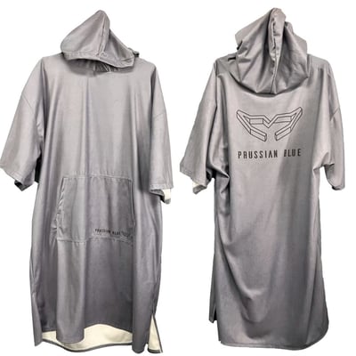 普魯士藍素色毛巾衣 水泥灰1