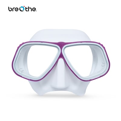 Breathe 水呼吸 自潛低容積面鏡 白底多色鋁合金框4