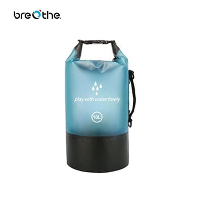 Breathe 水呼吸 透光拼接單肩背防水袋 10L5