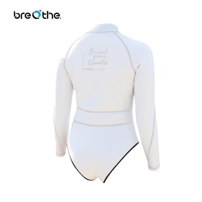 Breathe 水呼吸 2mm超彈比基尼式防寒衣 白色4