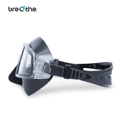 Breathe 水呼吸 散粉框防霧曲面面鏡 黑色4