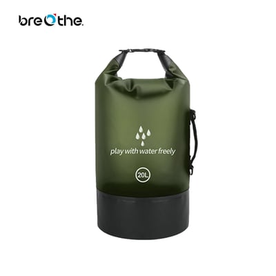 Breathe 水呼吸 透光拼接雙肩背防水袋 20L6