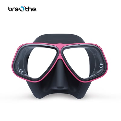 Breathe 水呼吸 自潛低容積面鏡 白/黑底鋁合金框 11-C3