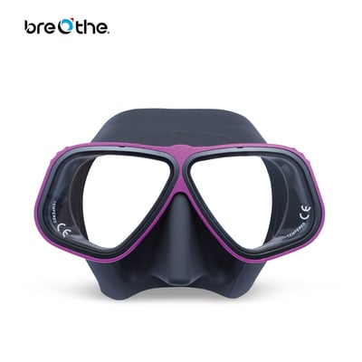 Breathe 水呼吸 自潛低容積面鏡 白/黑底鋁合金框 11-C4