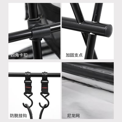 雙桿三角置物架6