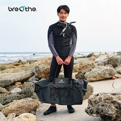 Breathe 水呼吸  75L超大容量防水裝備袋(水陸兩用/可肩背可手提)8