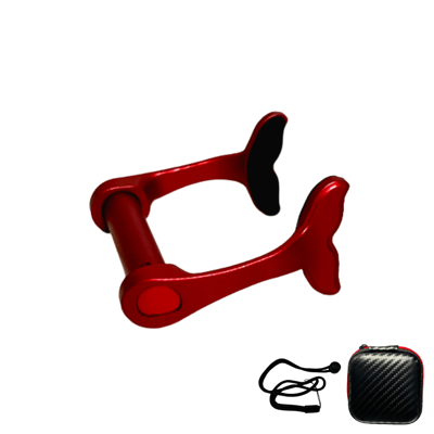 鋁合金魚尾自潛鼻夾 紅色5