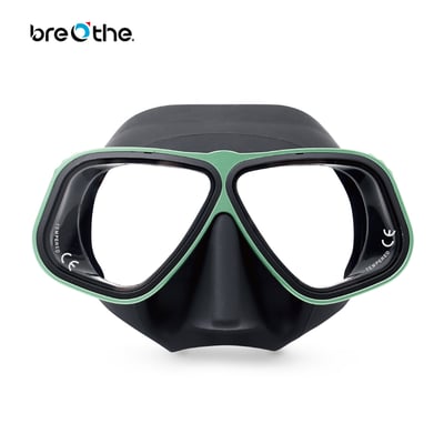 Breathe 水呼吸 自潛低容積面鏡 白/黑底鋁合金框 11-C6