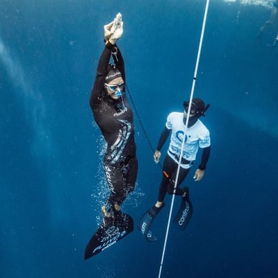 Octopus lanyard 手部快扣安全繫繩 100cm  自由潛水4