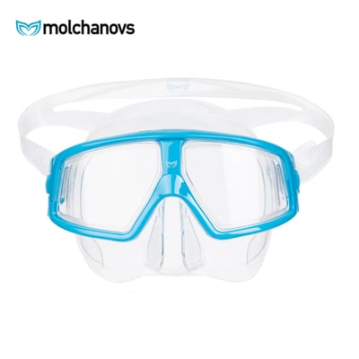 Molchanovs 抹茶 曲面自潛面鏡 透明藍框1