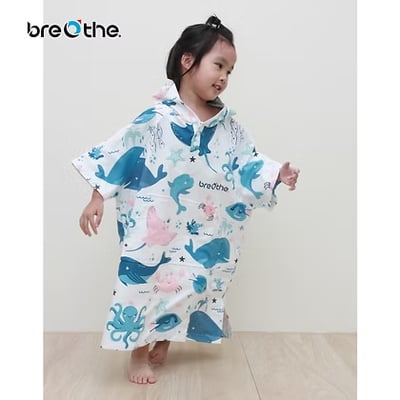 Breathe 水呼吸  兒童款毛巾衣(薄款)4