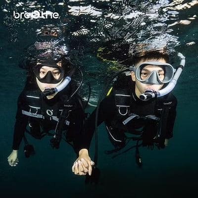 Breathe 水呼吸  無框低容積防霧面鏡 (小臉款)9