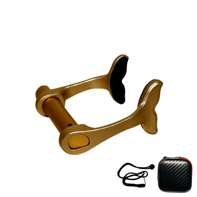 鋁合金魚尾自潛鼻夾 金色5