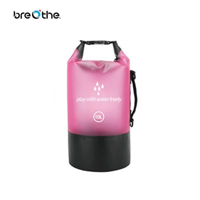 Breathe 水呼吸 透光拼接單肩背防水袋 10L7