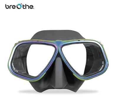 Breathe 水呼吸 自潛低容積面鏡 黑底多色鋁合金框8