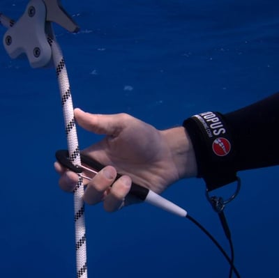 Octopus lanyard 手部快扣安全繫繩 100cm  自由潛水2