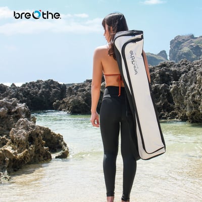 Breathe 水呼吸 雙肩背蛙鞋袋 加大款2