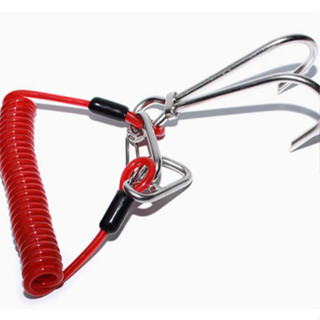 不鏽鋼 雙頭 潛水流鉤  頂流安全繩    安全鉤3