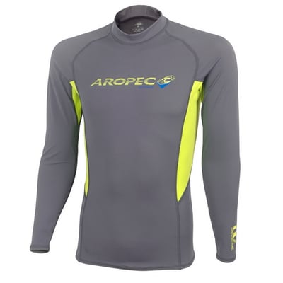 Aropec 男款長袖防曬水母衣 灰色1