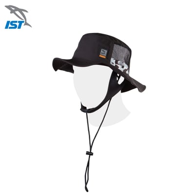 IST 多功能戶外遮陽帽 黑色迷彩1