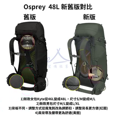 Osprey 魚鷹 Kyte 48L 登山女包 2023新款2